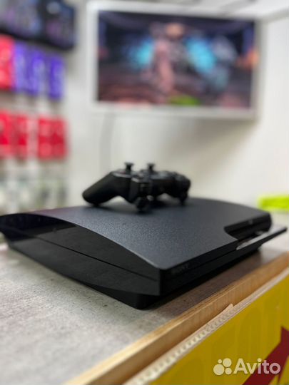 Sony playstation 3 slim прошитая +37-54 игр