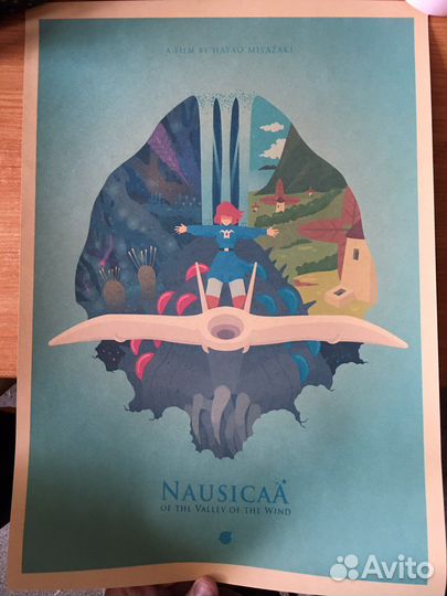 Плакаты постеры А3 по аниме Миядзаки