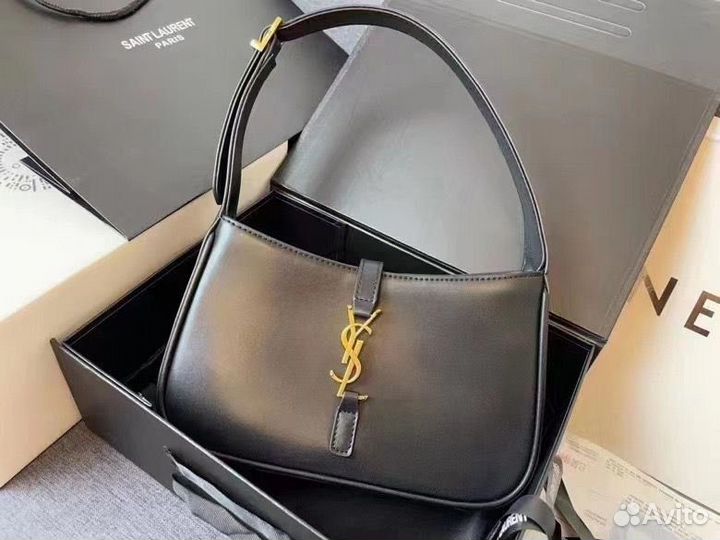 Сумка Ysl hobo женская натуральная кожа