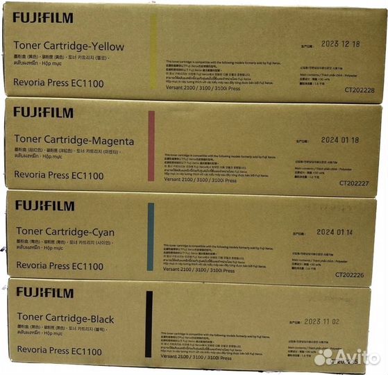 Тонер xerox versant 2100/3100 (cmyk)