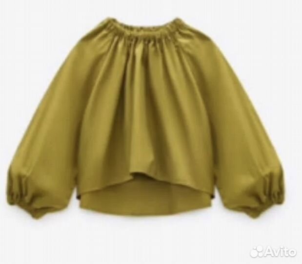 Блузка zara укороченная