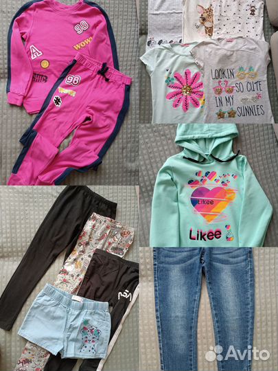 Вещи пакетом на девочку 128