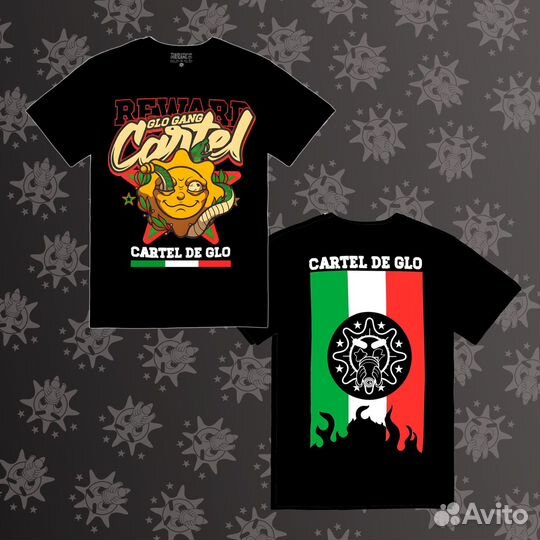 Футболка Glo Gang Cartel DE Glo black