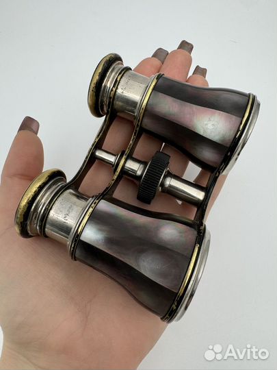 Бинокль театральный Lеmаirе Fabt Париж перламутр