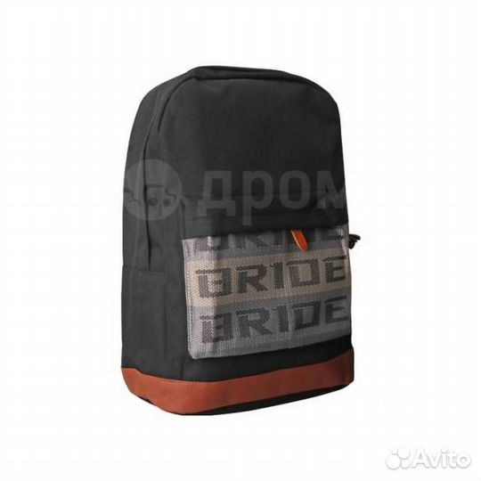 JDM Рюкзак Bride / Takata черный с черными лямками