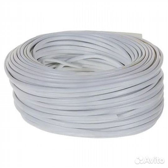 Провод осветительный шввп 2х0,5 плоский белый ГОСТ 7399 ккз