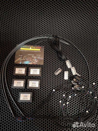 Ambient light контурная подсветка салона авто