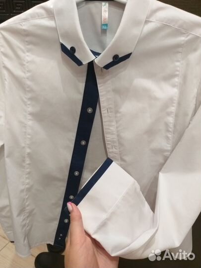 Приталенная рубашка на мальчика