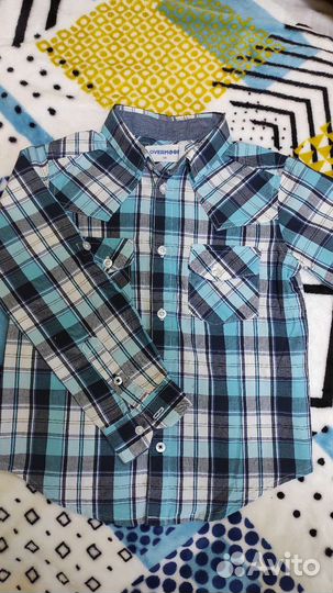Рубашка джинс overmoon на 116 рост