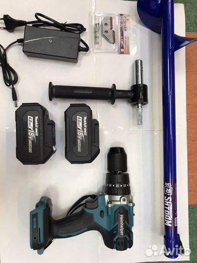 Шуруповерт для ледобура комплект