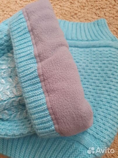 Комплект шапка и шарф-снуд