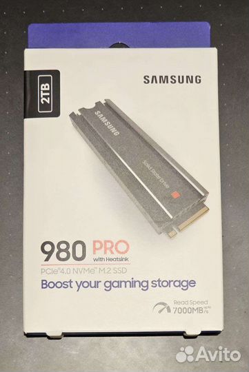 SSD Samsung 980 PRO 2 Tb с радиатором из Германии