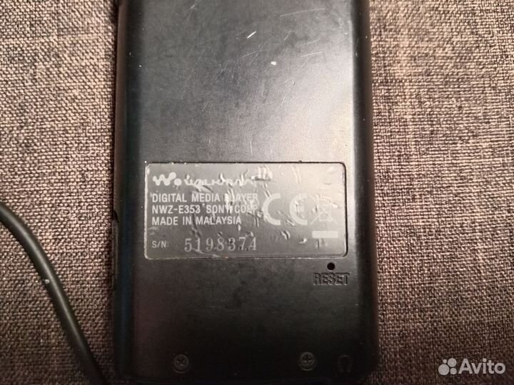 Mp3 плеер sony walkman nwz е-353