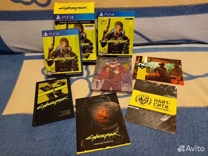 Cyberpunk 2077 Steelbook + Comicbook. Maelstrom