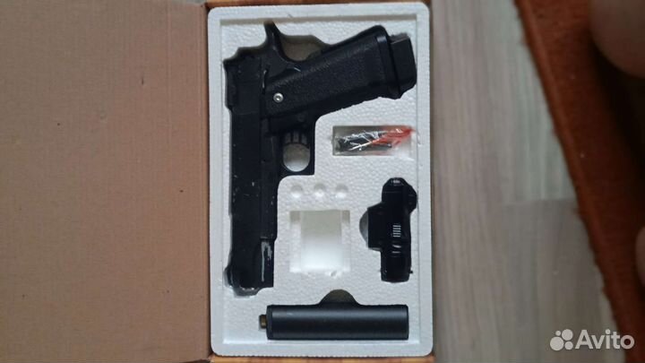 Игрушечный пневматический пистолет galaxy 6a