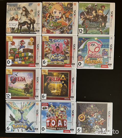 Игры и Amibo для nintendo 3ds