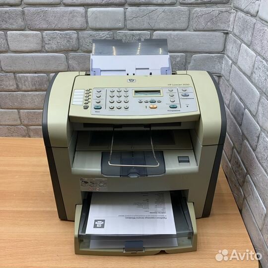 Лазерное мфу 3 в 1 HP LaserJet 3050. Гарантия