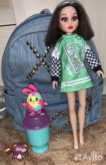 Кукла tattoo divas littlest pet shop макдоналдс