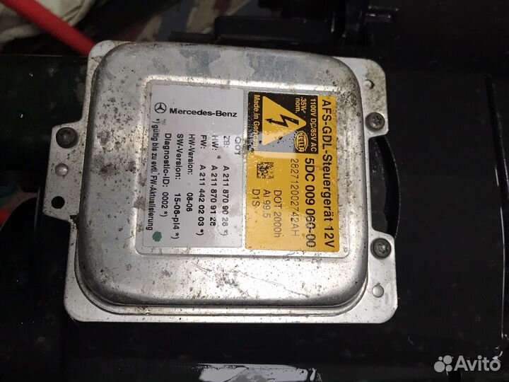 Фара левая на mercedes w211 рестайлинг