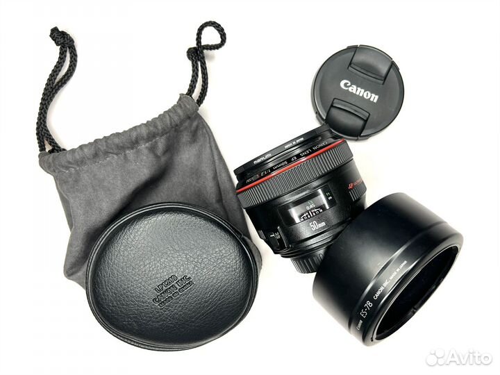 Объектив canon 50mm 1.2L USM