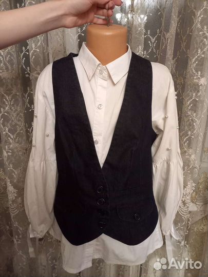 Жилетка для девочки школьная