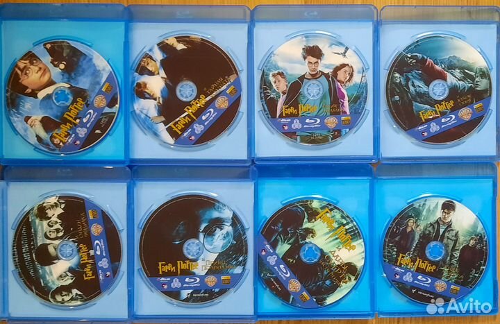 Коллекция фильмов о Гарри Поттере на Blu-Ray