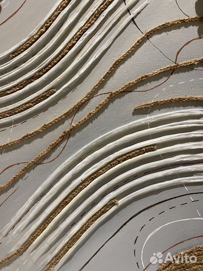 Интерьерная картина текстурная