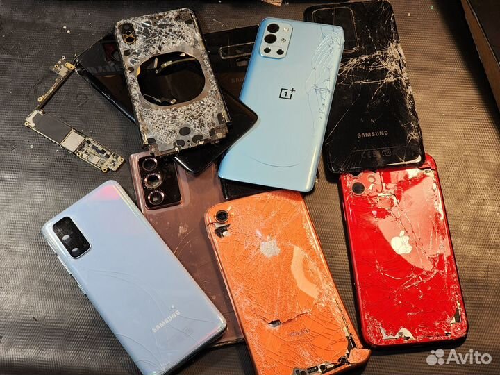 Заднее стекло крышка iPhone\Samsung плюс замена