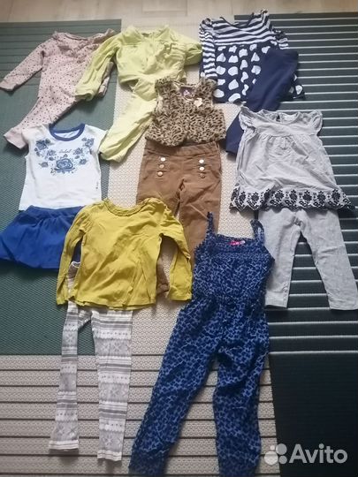 Пакет вещей для девочки 98р