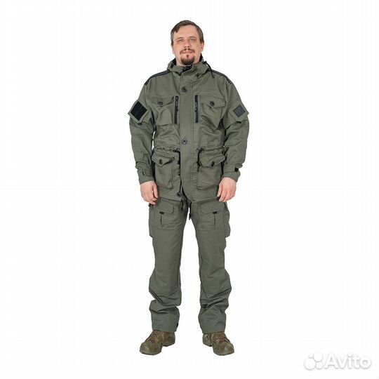 61685Костюм Горка 7 Пилигрим, хлопок, олива