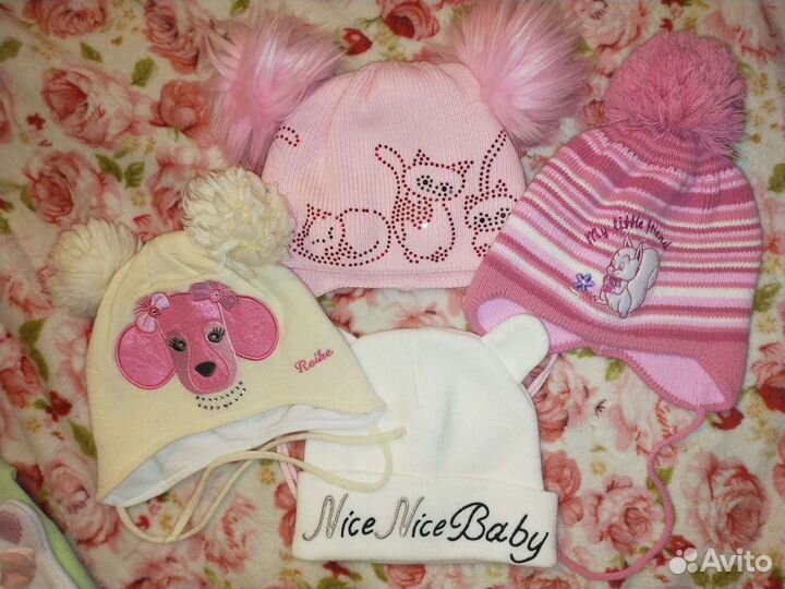 Шапки детские зимние и осень/весна