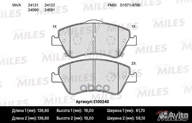 Колодки тормозные (без датчика) (Смесь Semi-Met