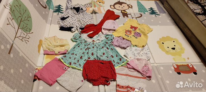 Пакет одежды на девочку 68-74