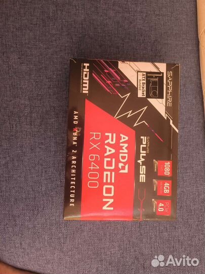 Видеокарта amd sapphire rx6400 4gb