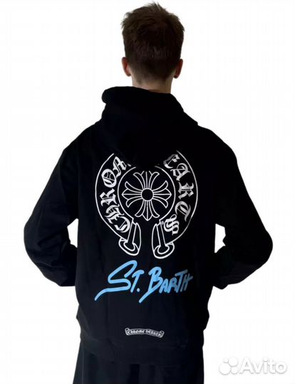 Зип худи chrome Hearts