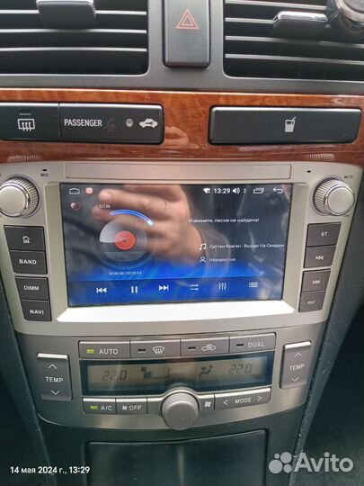 Магнитола 2 din android 7 дюймов Тойота Авенсис 2