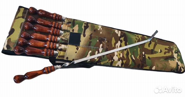 Шампуры в чехле. Подарочный набор. Красиво Удобно