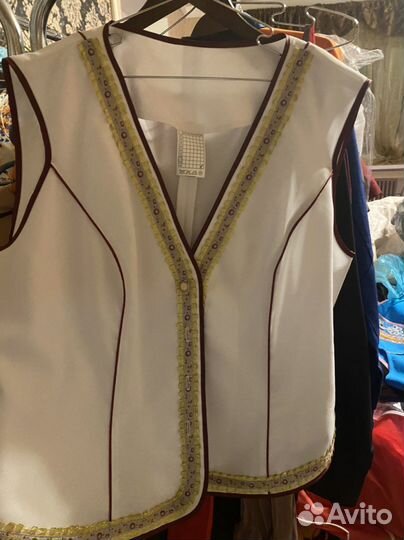 Костюм кубанской казачки жилет и юбка