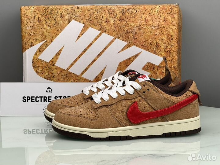 Кроссовки Nike Dunk Low X Clot Cork