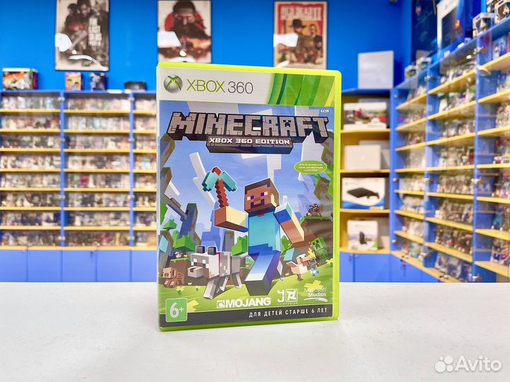 Minecraft Xbox 360 диск