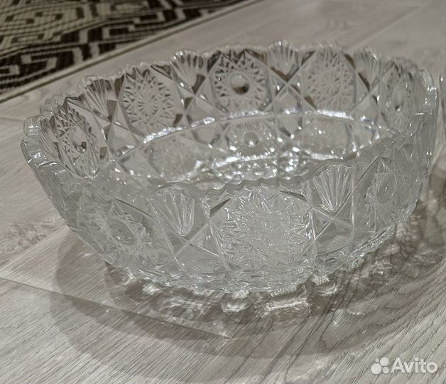 Салатник хрустальный