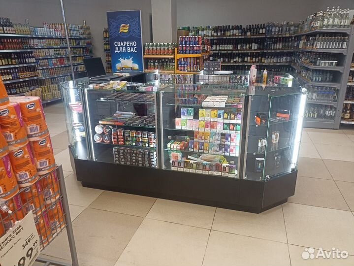 Торговый островок для табачного магазина