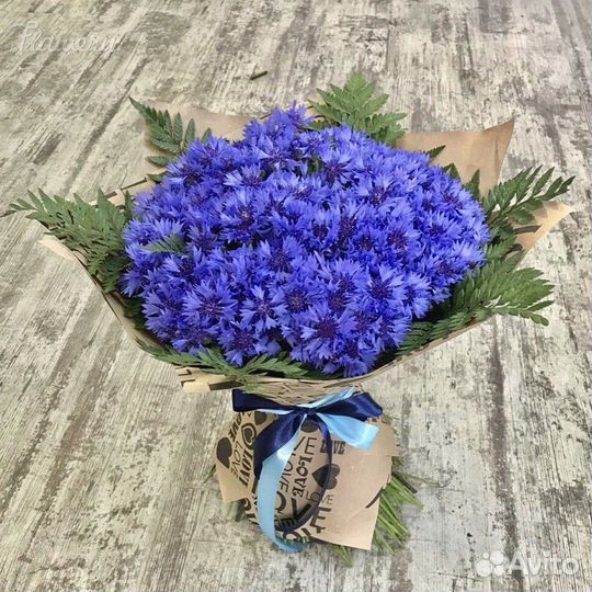 Букеты из васильков Васильки Доставка Композиции