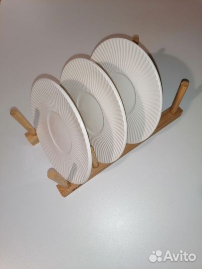 Подставка под тарелки деревянная