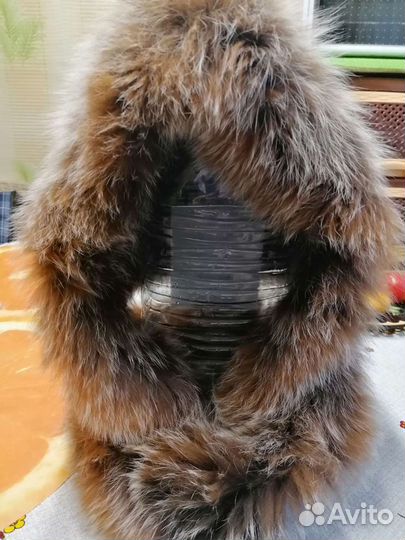 Шапка капор из песца