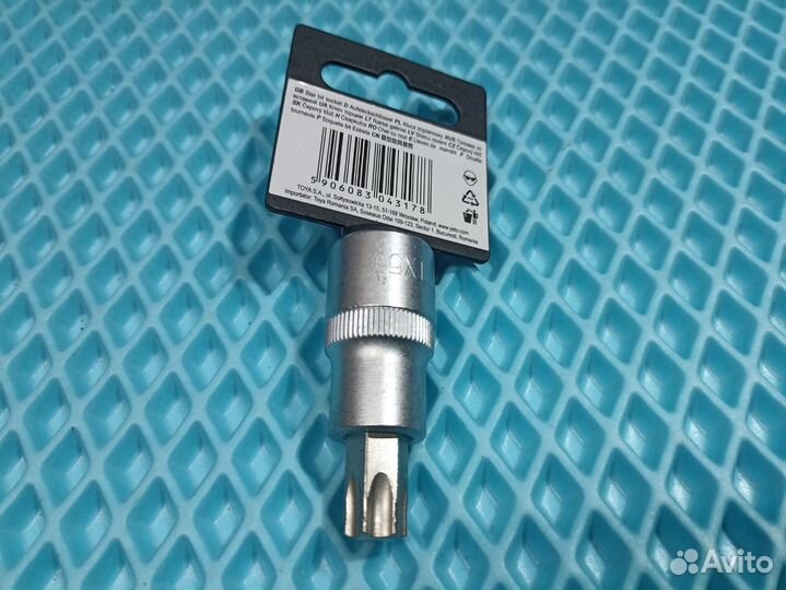 Головка торцевая c вставкой torx Т55, 1/2