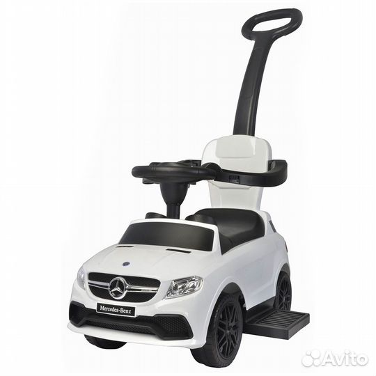 Машина каталка с родительской ручкой