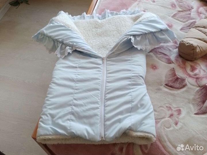 Конверт утепленный на выписку