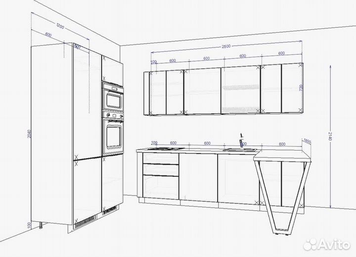 Кухонный гарнитур от производителя