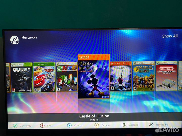 Xbox 360 E + 46 игр